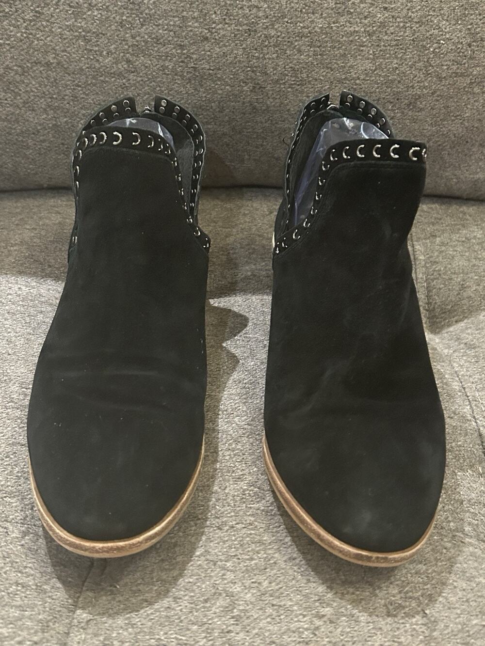 Vince Camuto Black Suede Booties size 9 M